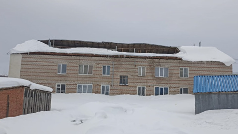 В Башкирии обрушилась крыша многоквартирного дома