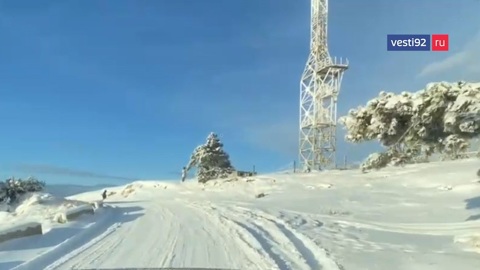 Из-за лавиноопасности закрыта дорога на Ай-Петри