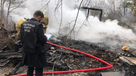 На Кубани при пожаре погибла женщина