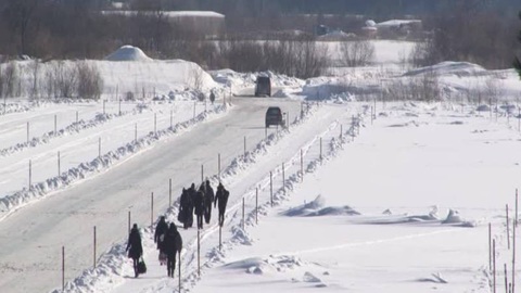 В Красноярском крае закрываются ледовые переправы