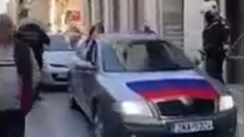 Напавшие на участников пророссийского автопробега арестованы в Греции