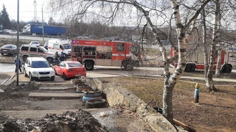 Во Владимире эвакуированы жители горящего дома