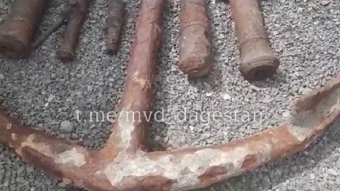 Житель Дагестана сдал в полицию пять корабельных пушек XVIII века