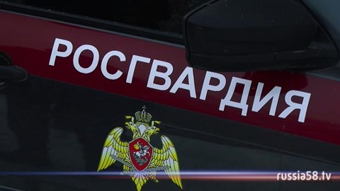 В Пензе дебошир "избивал" руками и ногами машины на улице