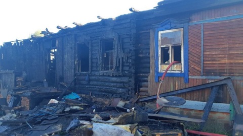 Ночной пожар под Пензой унес жизни двоих взрослых и ребенка