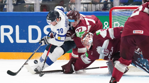 Финны минимально обыграли Латвию на чемпионате мира по хоккею