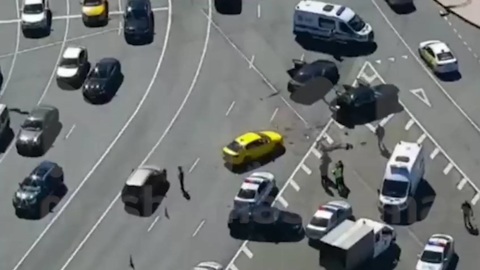 Сенатор от Чечни пострадал в массовой аварии на Новом Арбате