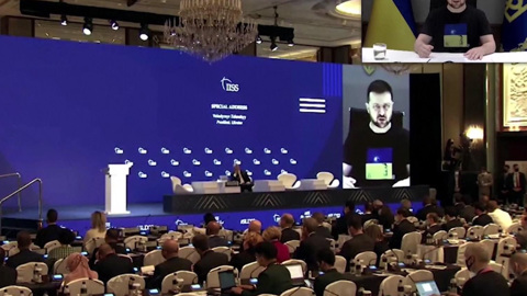 Делегация Китая покинула зал во время выступления Зеленского