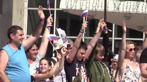 "Мы снова дома": День России в Мелитополе
