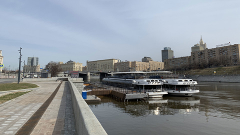 На Киевском причале в Москве заработала "речная" касса
