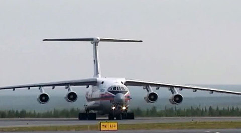 Ил-76 МЧС РФ забрал Лебедева из Ганы в Москву