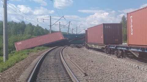 В Приамурье сошли 19 вагонов. Возбуждено дело