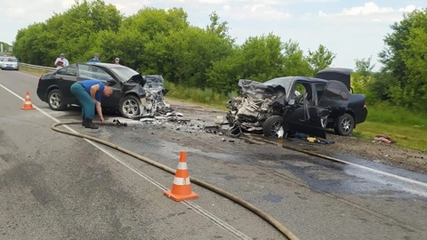 Два человека погибли в столкновении двух Nissan под Ельцом