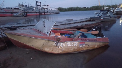 В столкновении двух катеров в ХМАО погиб человек