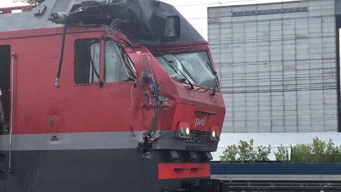 В Новосибирской области столкнулись поезда