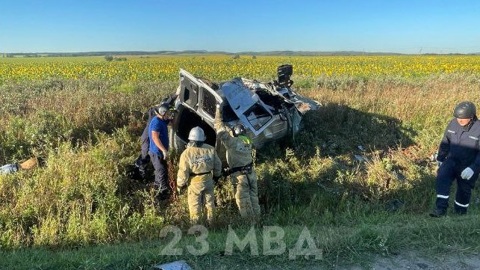 Четыре человека погибли в массовом ДТП на Кубани