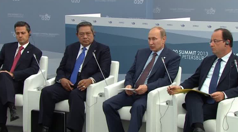 Путин: G20 сможет эффективно работать только с представителями бизнеса и профсоюзов