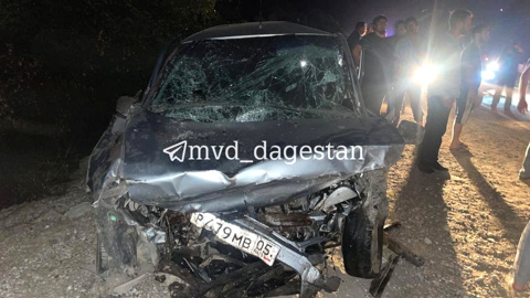 Авария с шестью погибшими произошла на ночной дороге в Дагестане