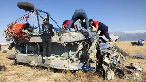 Российский пожарный вертолет разбился в Турции