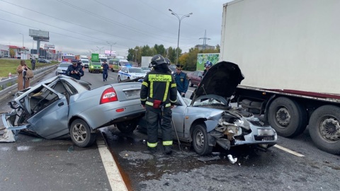 На востоке Москвы в ДТП серьезно пострадал человек