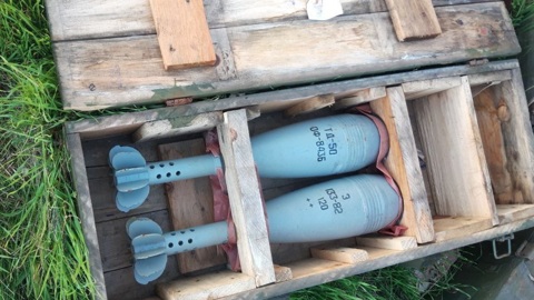 Росгвардейцы нашли в Херсонской области более полутора тысяч снарядов ВСУ