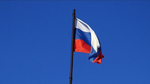 Российский флаг вернули в центр Мелитополя