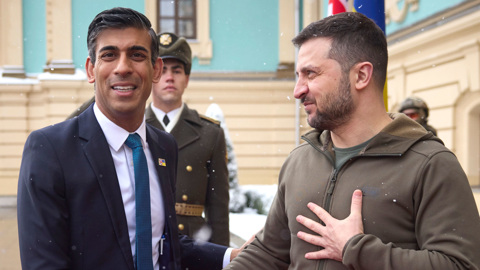 Британский премьер не исключает наращивания военной помощи Украине