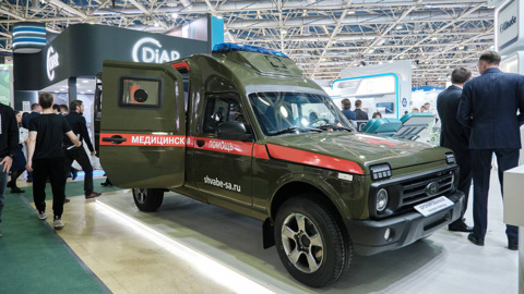"Ростех" представил бронированную "скорую" Lada Niva Legend