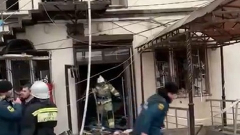 Четверо пострадали при взрыве газа в торговом центре Назрани