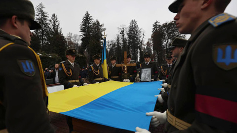 Сына Романа Шухевича похоронили во Львове