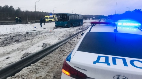 Десять человек пострадали в ДТП с автобусом во Владимирской области
