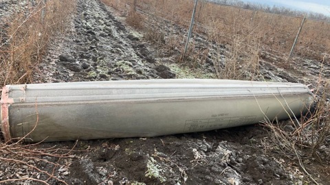 Часть ракеты рухнула в Ростовской области