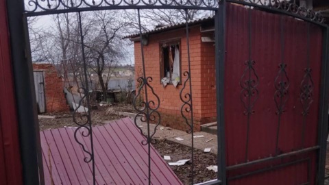Снаряд попал в частный дом в белгородском селе