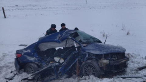 Три человека погибли в лобовом ДТП под Омском