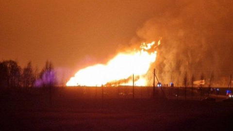 В Литве произошел взрыв на газопроводе