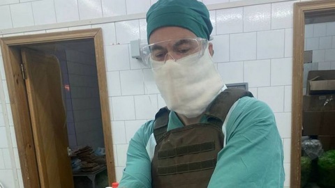 Врачи извлекли из ноги военнослужащего взрывоопасный осколок