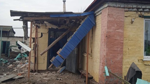 Снаряд попал в частный дом в белгородском селе