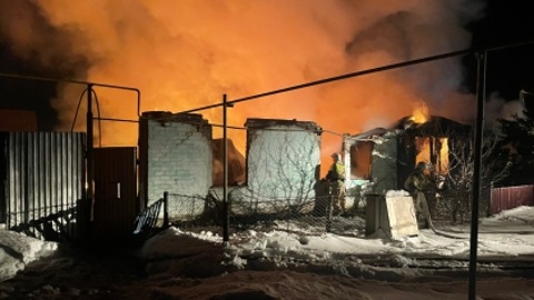 Мать и двое детей стали жертвами пожара в оренбургском селе