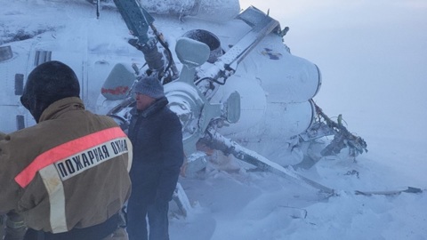 Ми-8 разбился в Казахстане, есть погибшие и пострадавшие