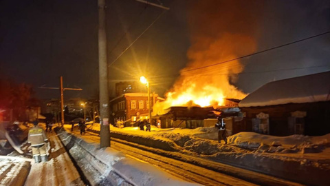Пожар в частном доме унес жизни двух человек