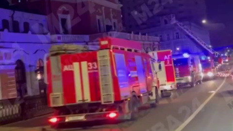 Ночью в центре Москвы произошел пожар в храме