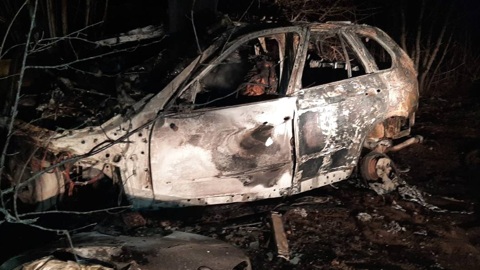 Три человека заживо сгорели после ДТП под Новгородом