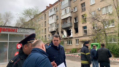 В квартире жилого дома в Волгограде вспыхнул газ