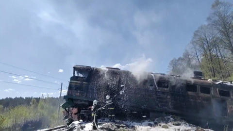 Сошедший из-за взрыва в Брянской области состав оказался белорусским