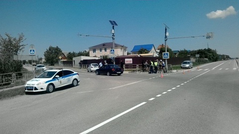 Пожилой водитель иномарки врезался в колонну юных велосипедисток