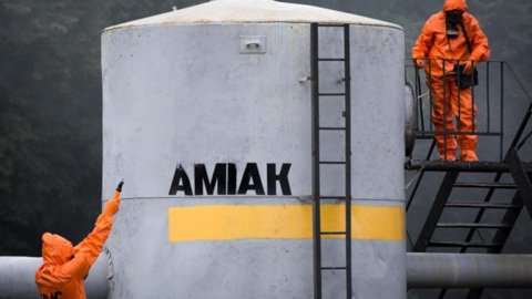 На украинской территории прогремели взрывы в районе аммиакопровода