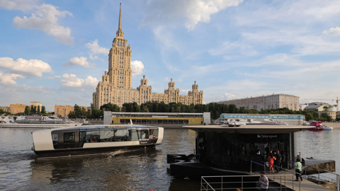 В Москве растет количество пассажиров электросудов