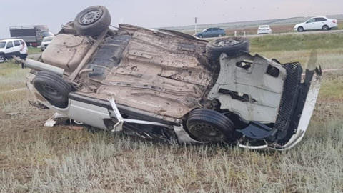 На ставропольской трассе водитель погиб, вылетев в кювет