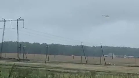 В Челябинской области упал Ми-8