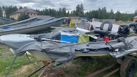 При столкновении лодок в Новоладожском канале погиб человек